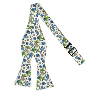 Clara Floral Bow Tie - Self Tie Flat - Knotty Tie Co.