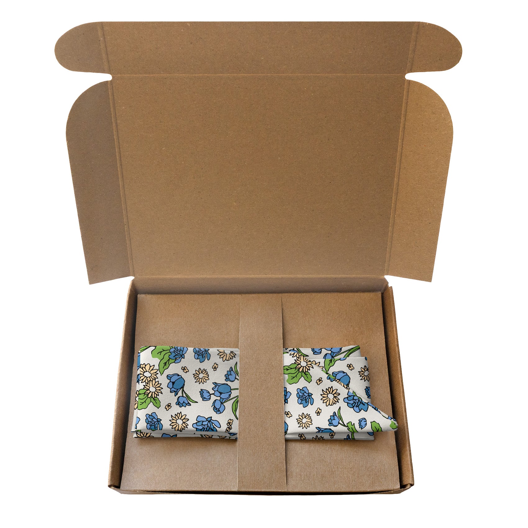 Clara Floral Hair Scarf - Packaging - Knotty Tie Co.