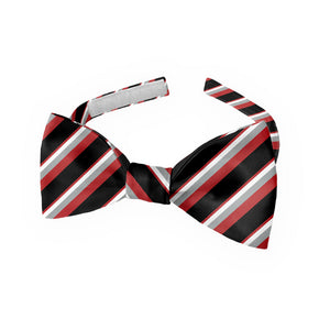 Clarke Stripe Bow Tie - Kids Pre-Tied 9.5-12.5" -  - Knotty Tie Co.