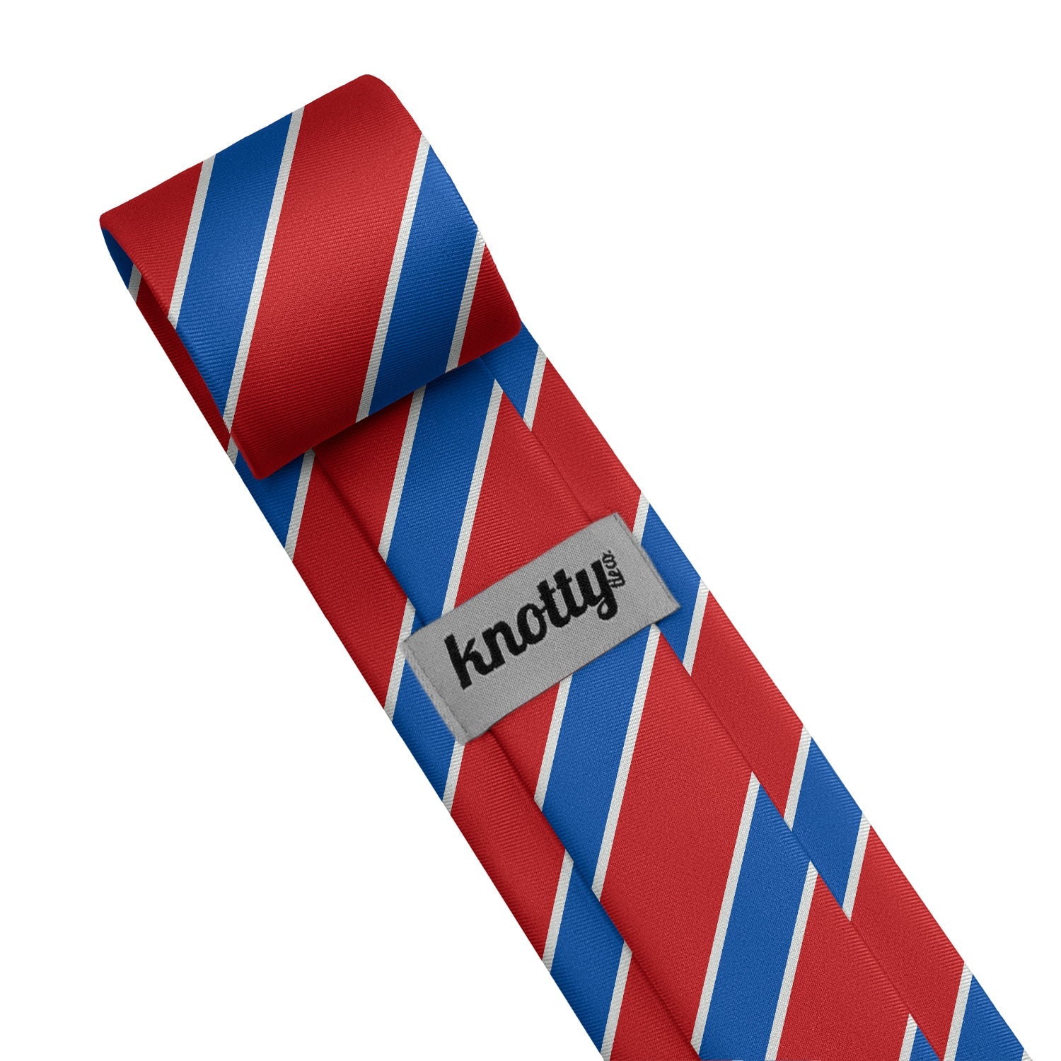 Clarkson Stripe Necktie - Tag - Knotty Tie Co.