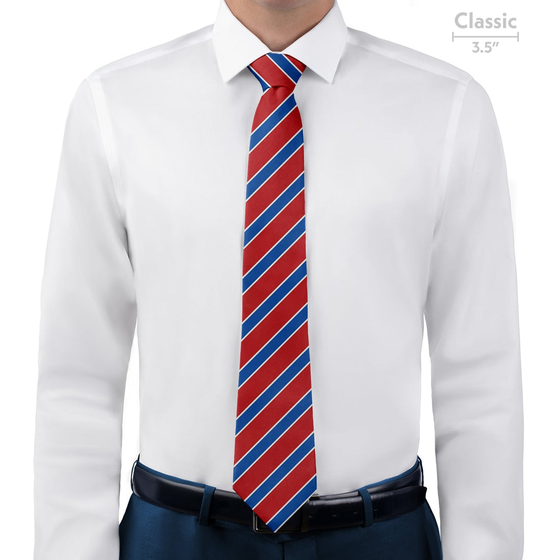 Clarkson Stripe Necktie - Classic - Knotty Tie Co.