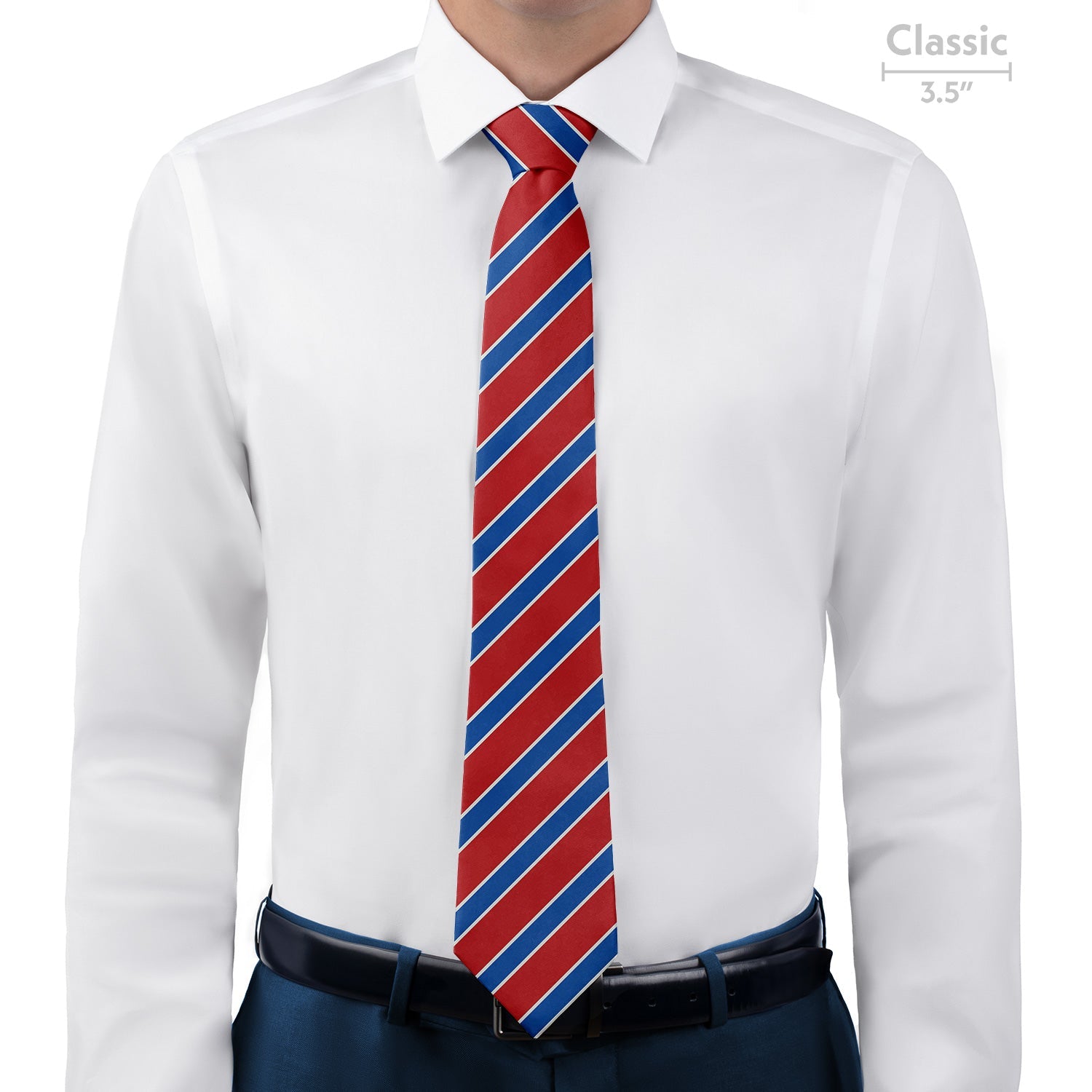 Clarkson Stripe Necktie - Classic - Knotty Tie Co.