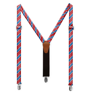Clarkson Stripe Suspenders -  -  - Knotty Tie Co.
