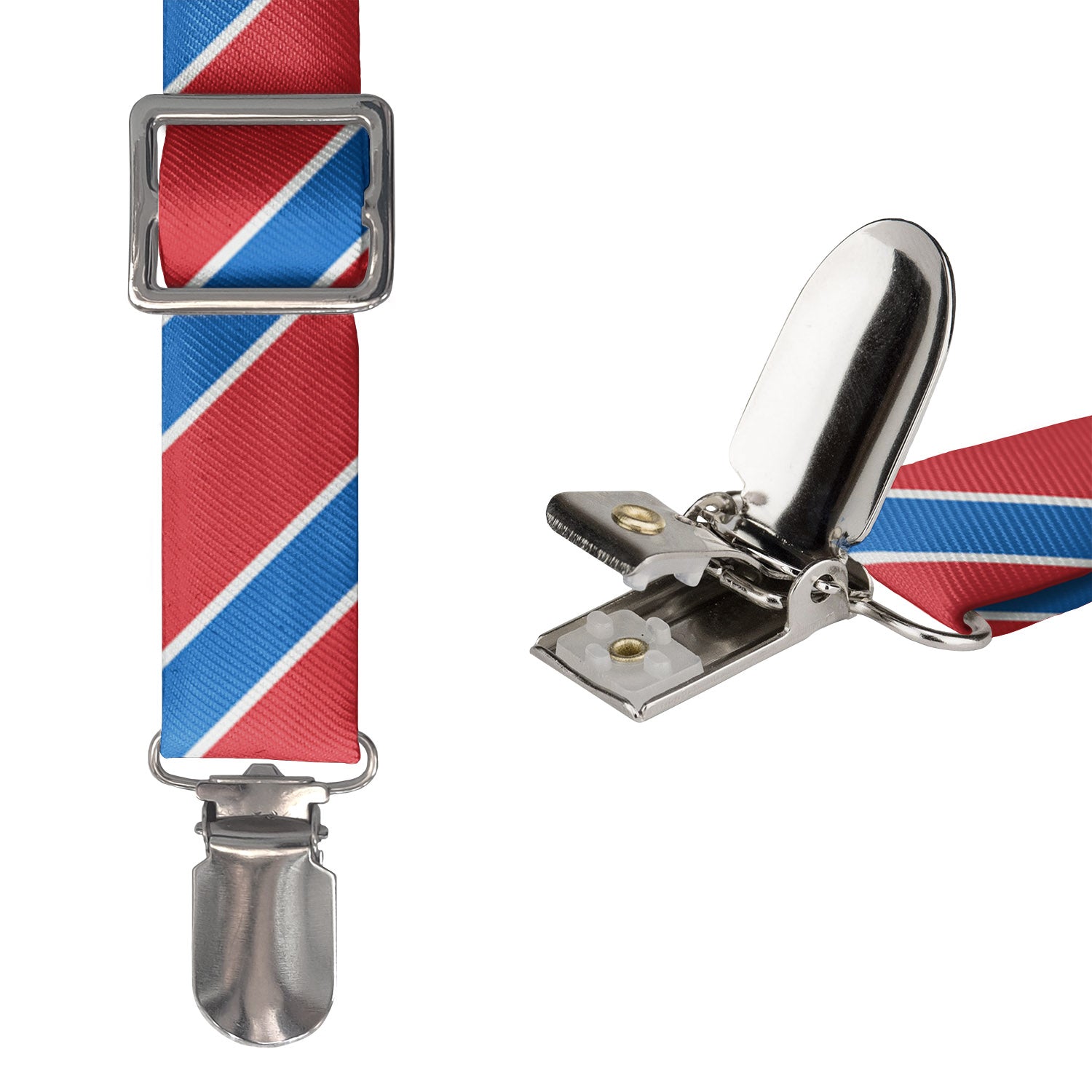 Clarkson Stripe Suspenders -  -  - Knotty Tie Co.