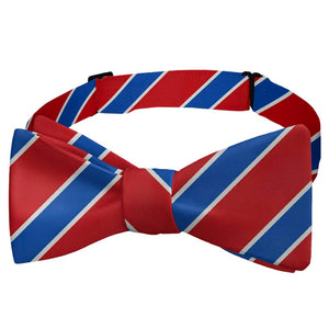 Clarkson Stripe Bow Tie - Self Tie Bow Tie - Knotty Tie Co.