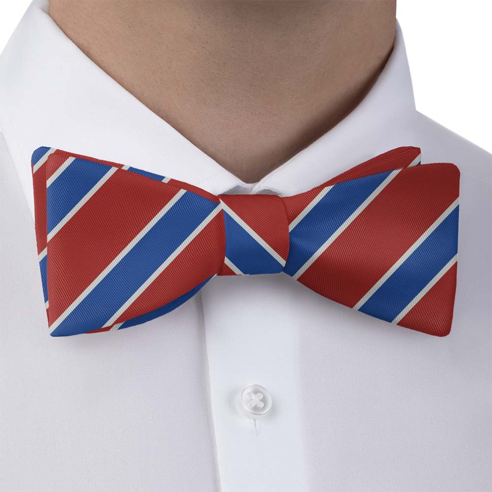 Clarkson Stripe Bow Tie - Bow Tie with Dress Shirt - Knotty Tie Co.