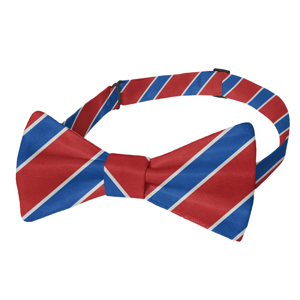 Clarkson Stripe Bow Tie - Pre-Tied Bow Tie - Knotty Tie Co.