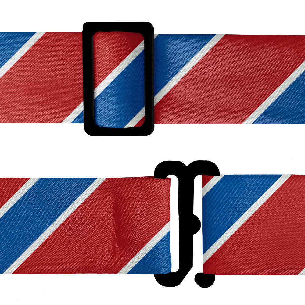 Clarkson Stripe Bow Tie - Bow Tie Hardware - Knotty Tie Co.