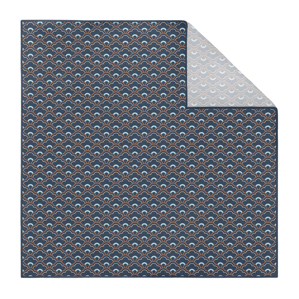 Clouds Geometric Pocket Square - Printed - Knotty Tie Co.