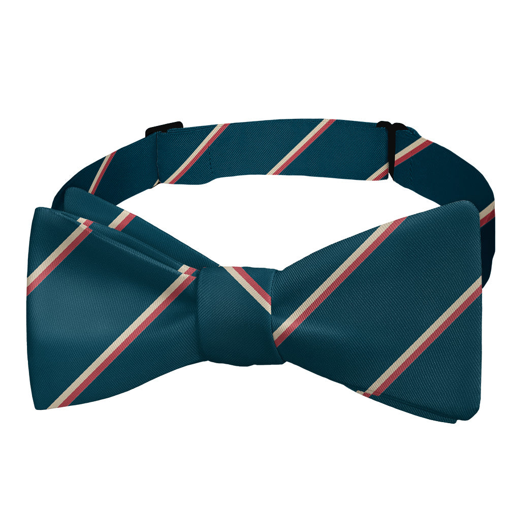 Club Stripe Bow Tie - Self Tie Bow Tie - Knotty Tie Co.