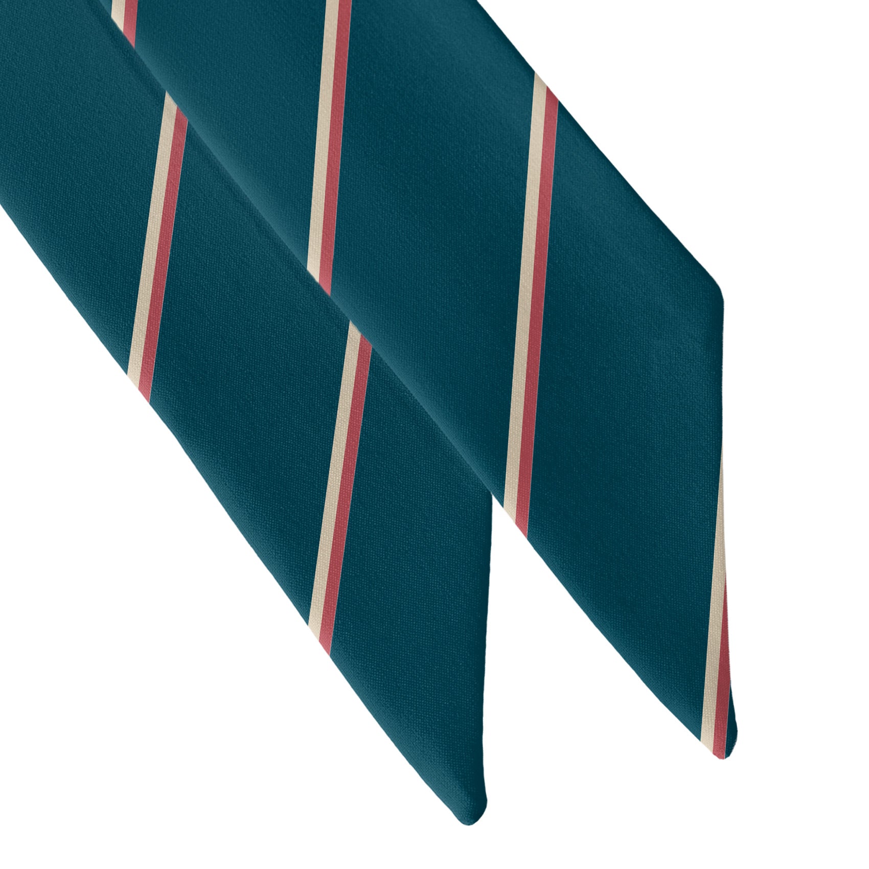 Club Stripe Hair Scarf - Scarf Tapered Ends - Knotty Tie Co.