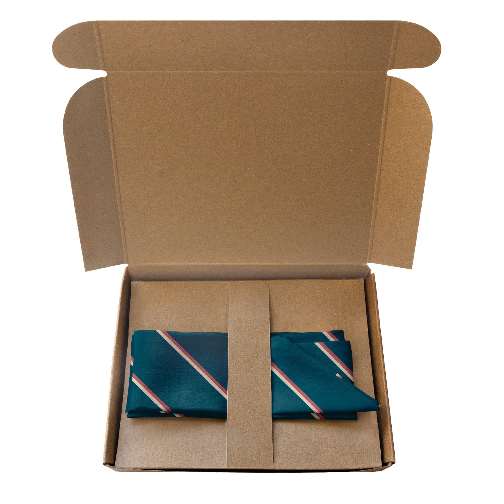 Club Stripe Hair Scarf - Packaging - Knotty Tie Co.