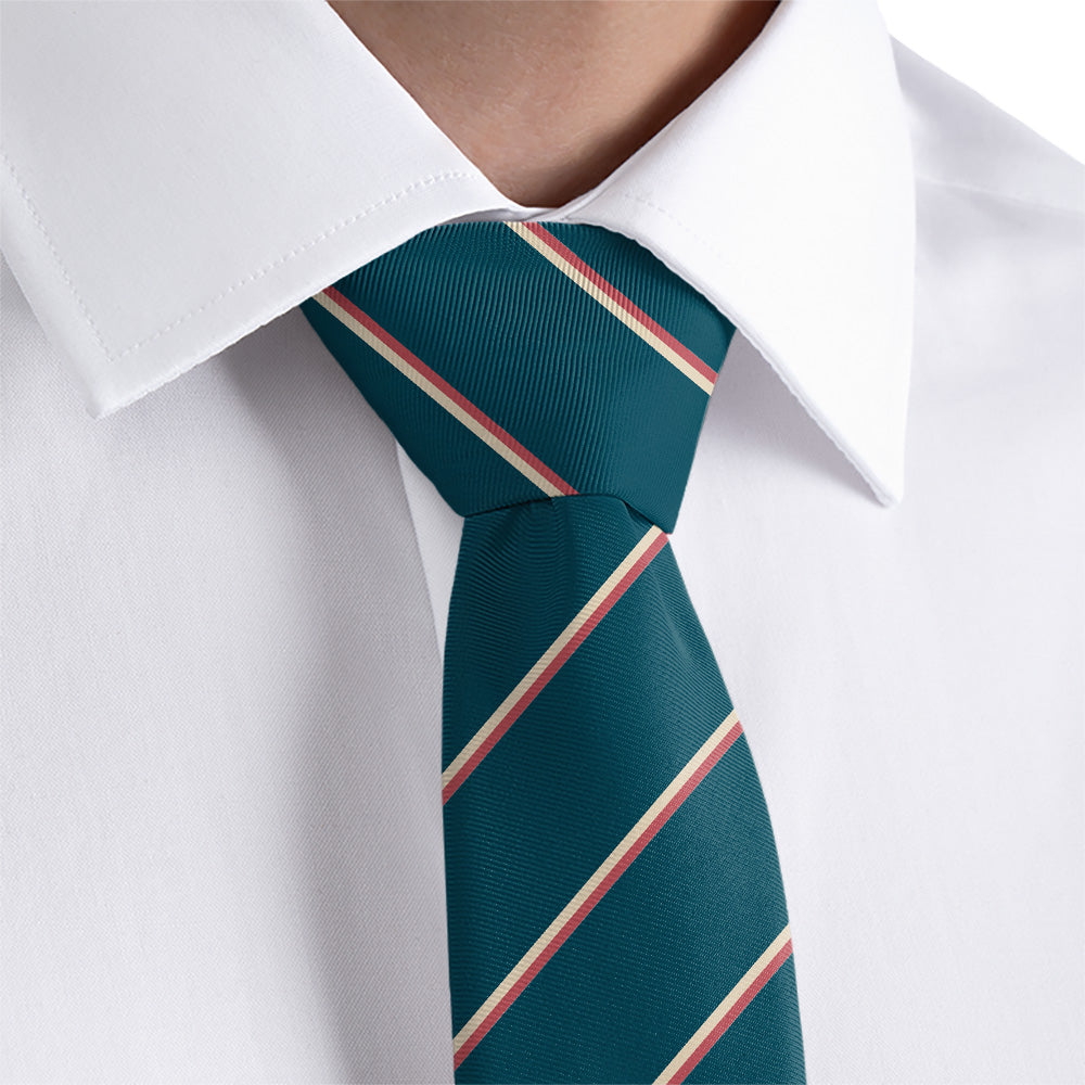 Club Stripe Necktie - Dress Shirt - Knotty Tie Co.
