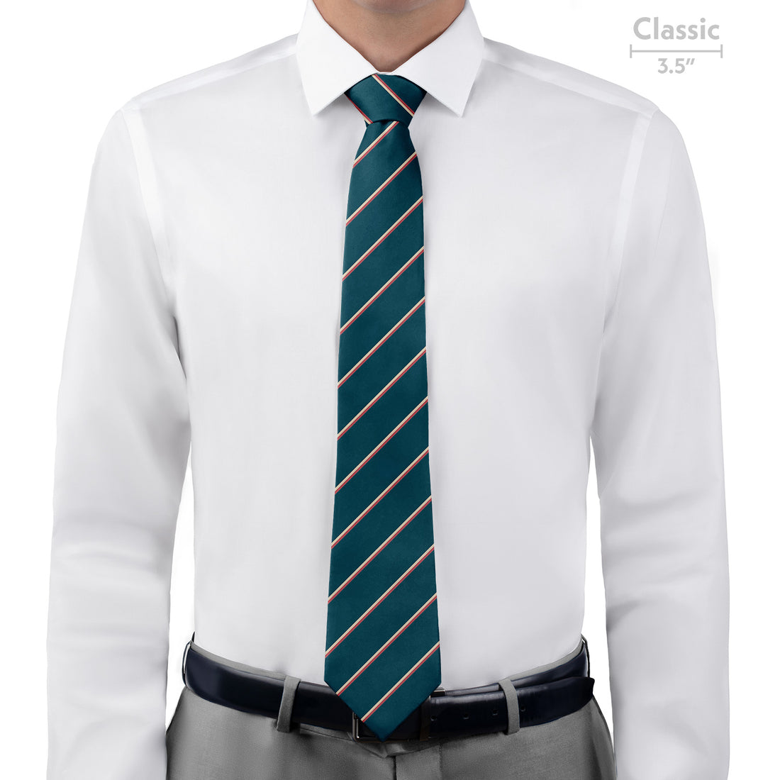 Club Stripe Necktie - Classic  - Knotty Tie Co.