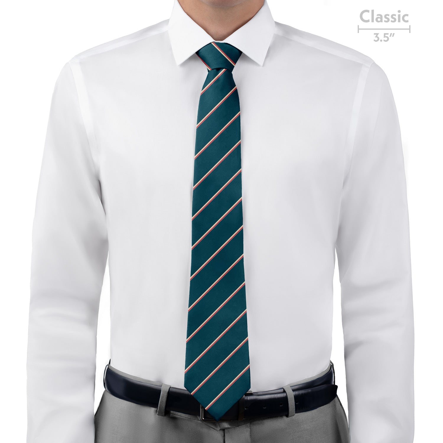 Club Stripe Necktie - Classic  - Knotty Tie Co.