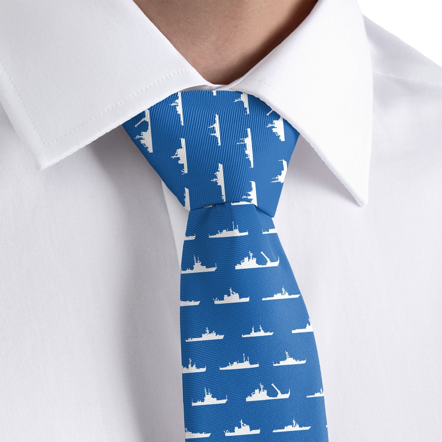 Coast Guard Fleet Necktie - Dress Shirt - Knotty Tie Co.