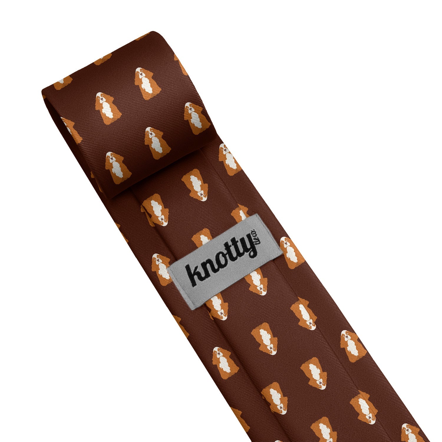 Cocker Spaniel Necktie - Tag - Knotty Tie Co.