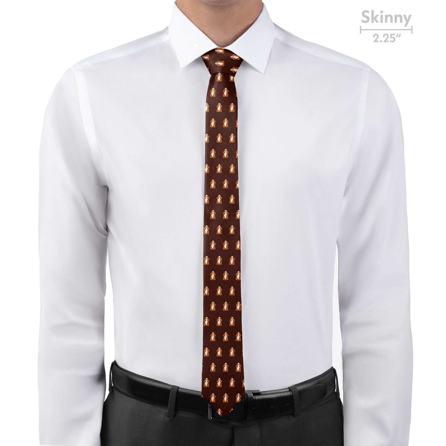 Cocker Spaniel Necktie - Skinny - Knotty Tie Co.