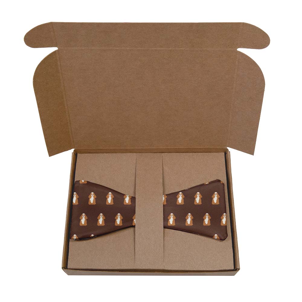 Cocker Spaniel Bow Tie- Kraft Gift Box Packaging - Knotty Tie Co.