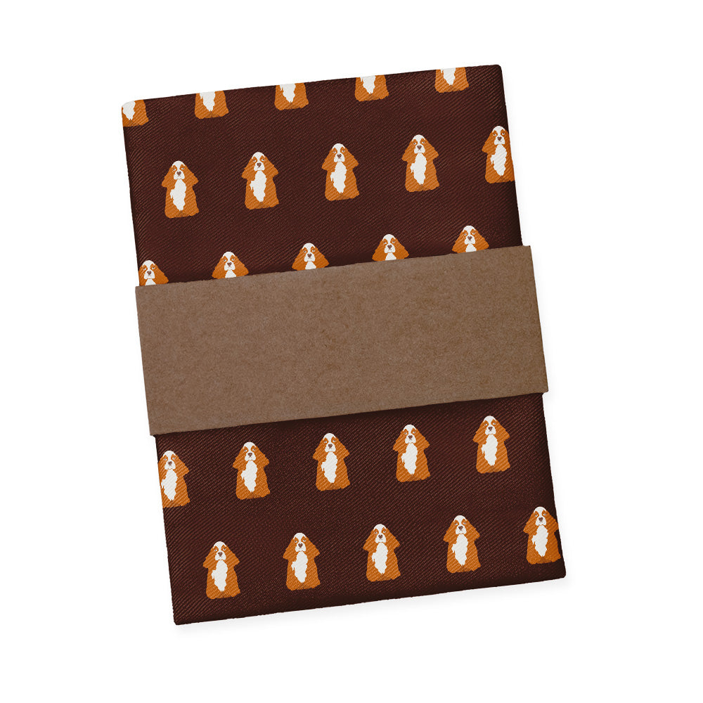 Cocker Spaniel Pocket Square - Packaging - Knotty Tie Co.
