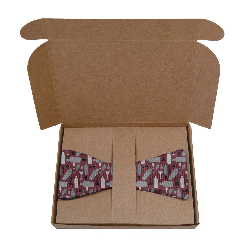 Cocktail Bow Tie- Kraft Gift Box Packaging - Knotty Tie Co.