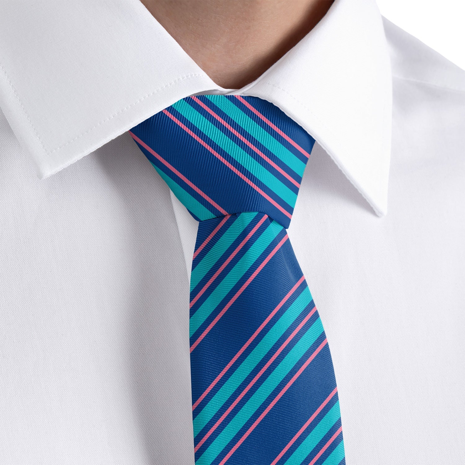 Colfax Stripe Necktie - Dress Shirt - Knotty Tie Co.