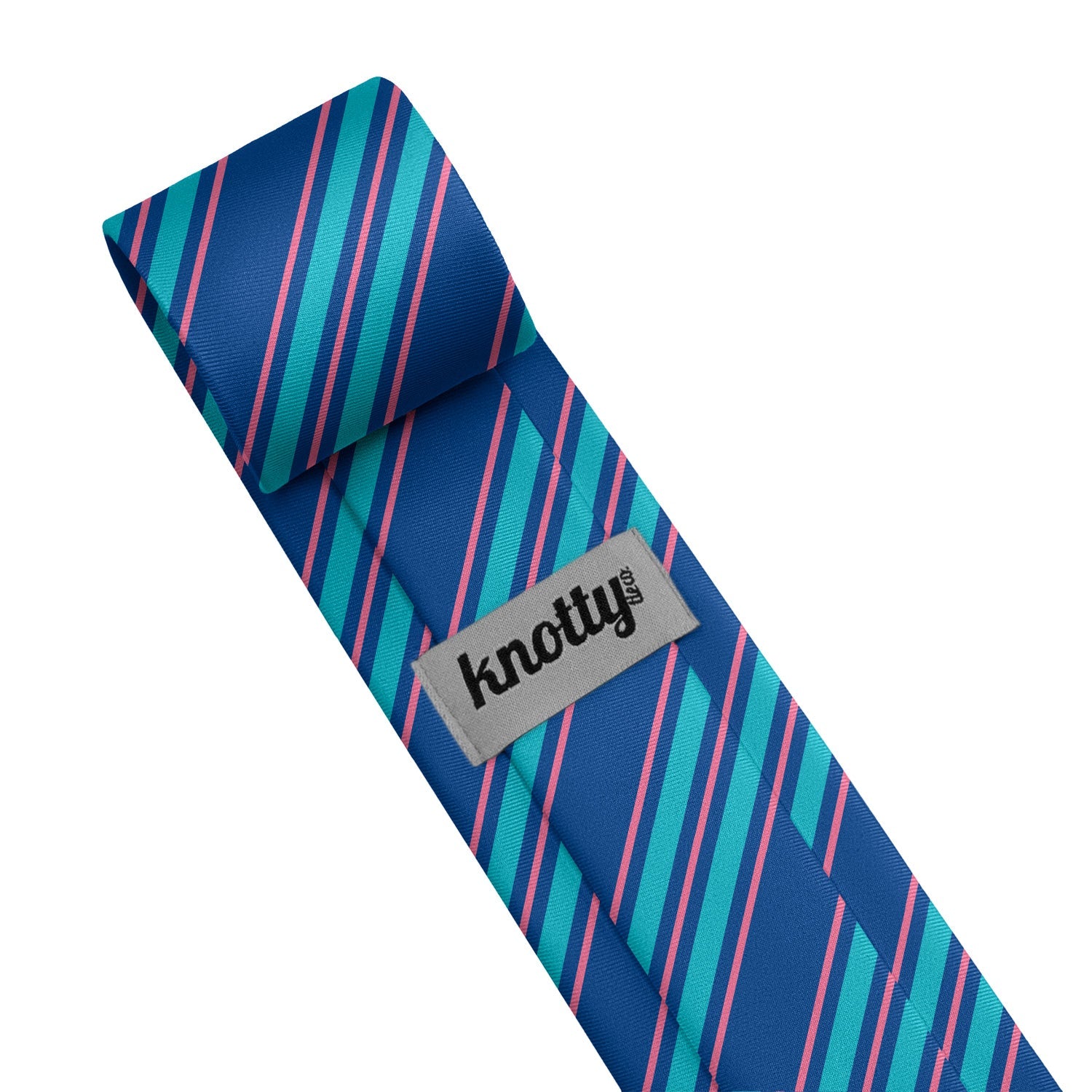 Colfax Stripe Necktie - Tag - Knotty Tie Co.