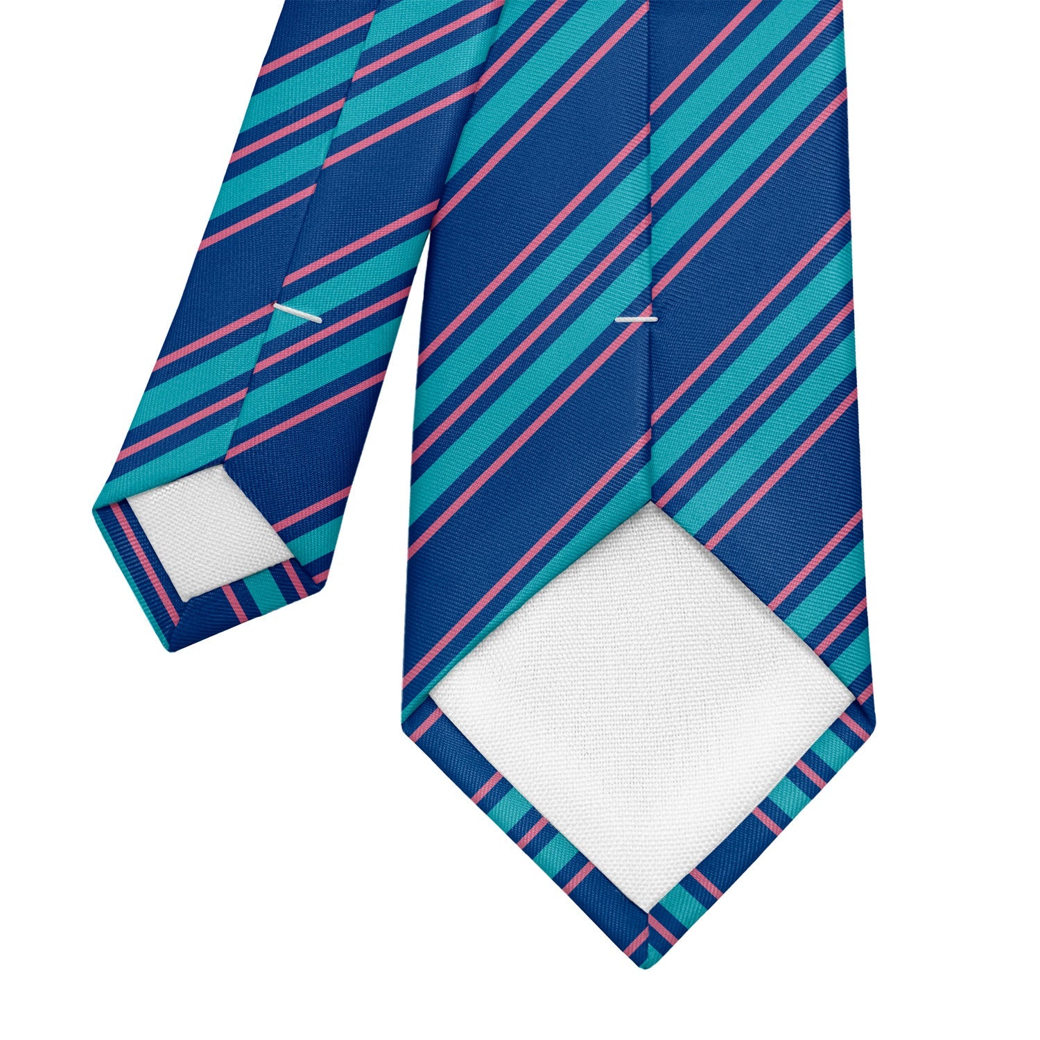 Colfax Stripe Necktie - Tipping - Knotty Tie Co.