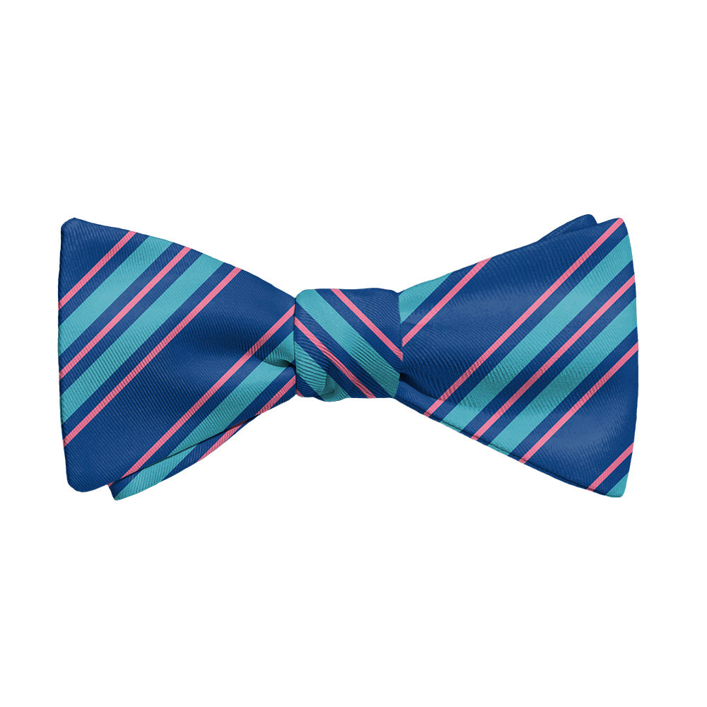 Colfax Stripe Bow Tie - Adult Standard Self-Tie 14-18" -  - Knotty Tie Co.