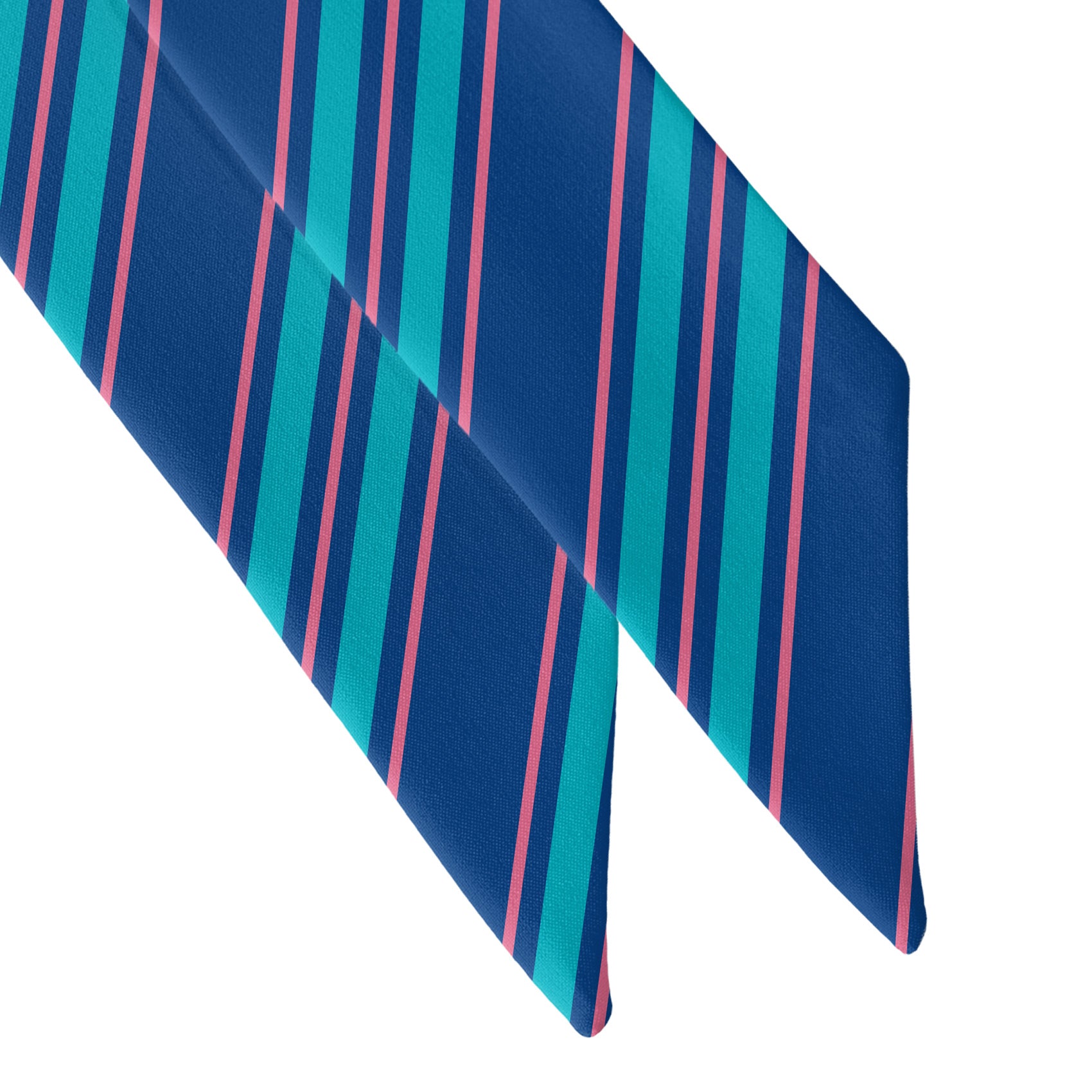 Colfax Stripe Hair Scarf - Scarf Tapered Ends - Knotty Tie Co.