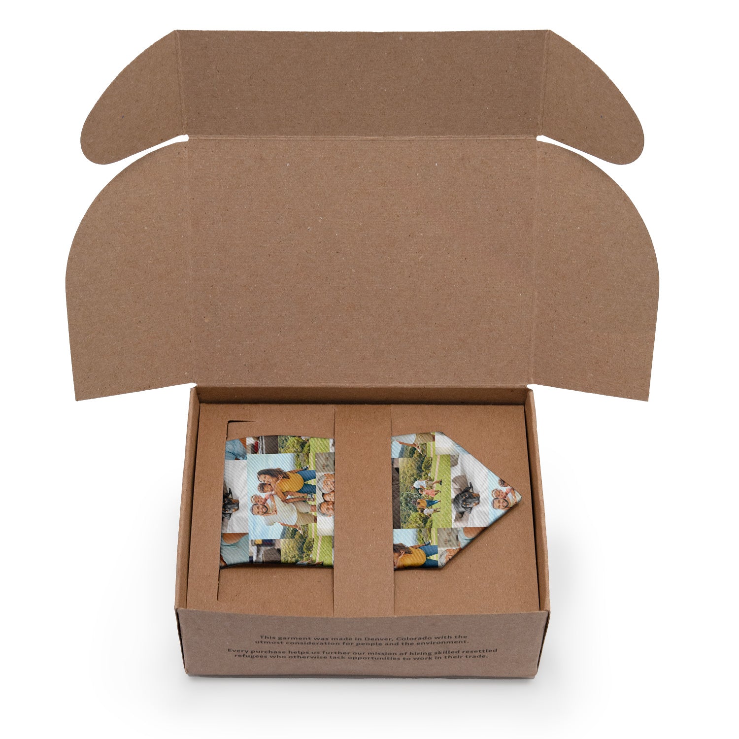 Collage Photo Tie - Packaging - Knotty Tie Co.