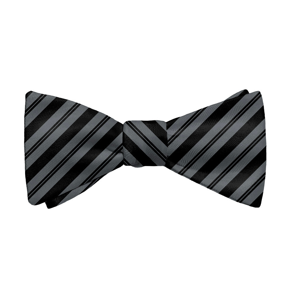 Collegiate Stripe Bow Tie - Adult Standard Self-Tie 14-18" -  - Knotty Tie Co.