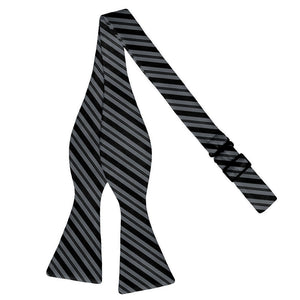 Collegiate Stripe Bow Tie - Adult Extra-Long Self-Tie 18-21" -  - Knotty Tie Co.
