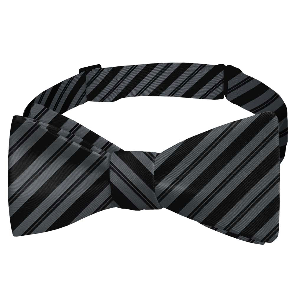 Collegiate Stripe Bow Tie - Self Tie Bow Tie - Knotty Tie Co.