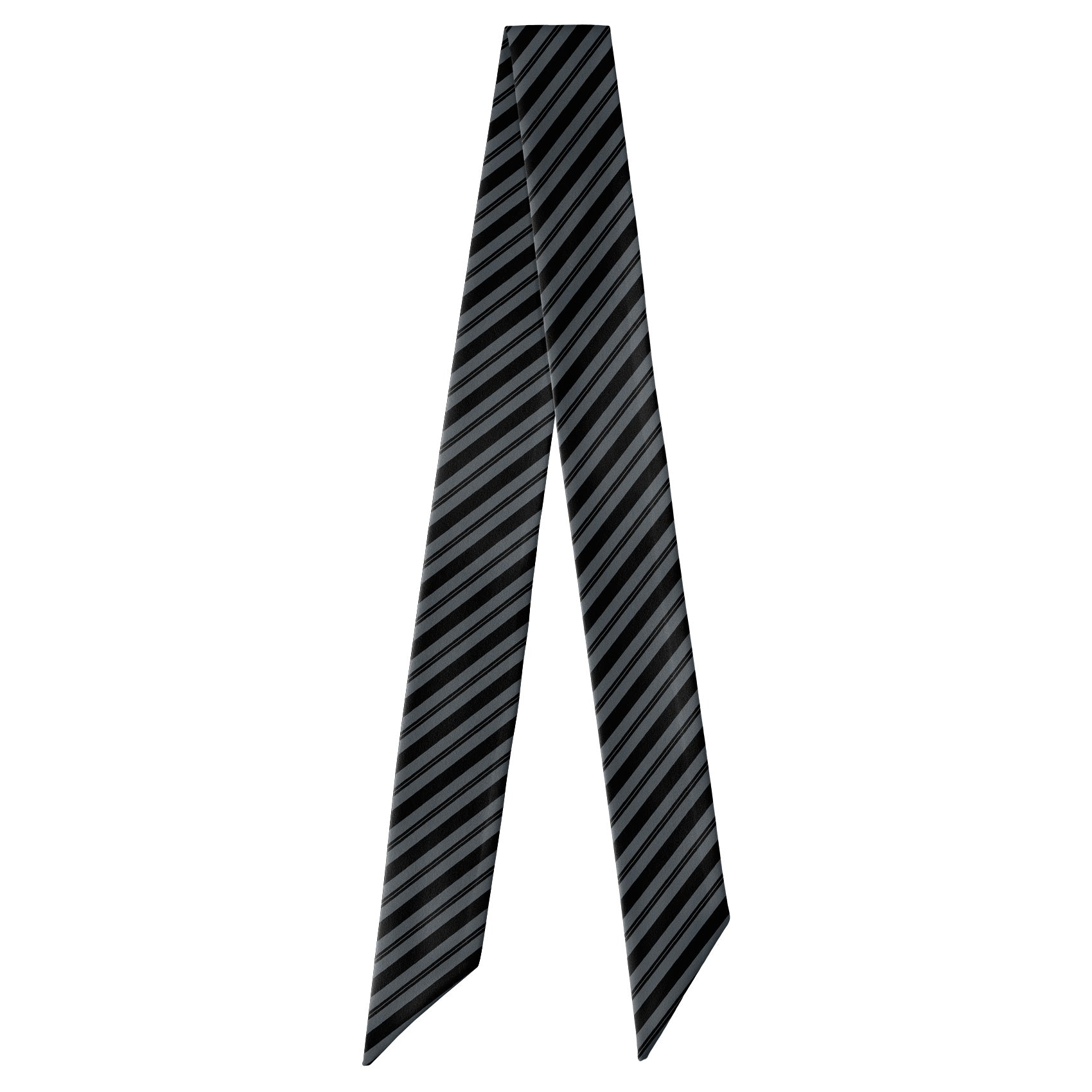 Collegiate Stripe Hair Scarf - Full View of Hair Scarf - Knotty Tie Co.