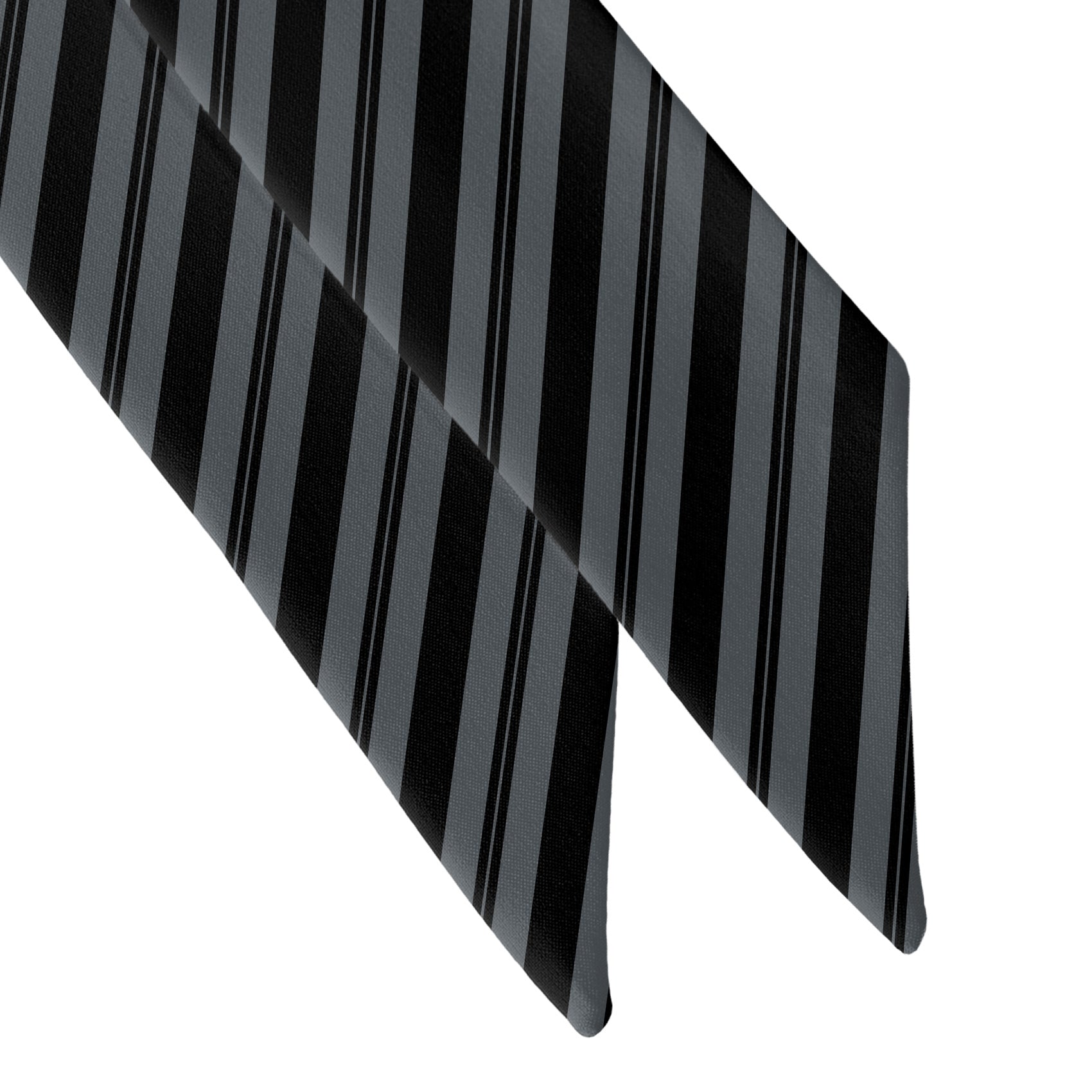 Collegiate Stripe Hair Scarf - Scarf Tapered Ends - Knotty Tie Co.