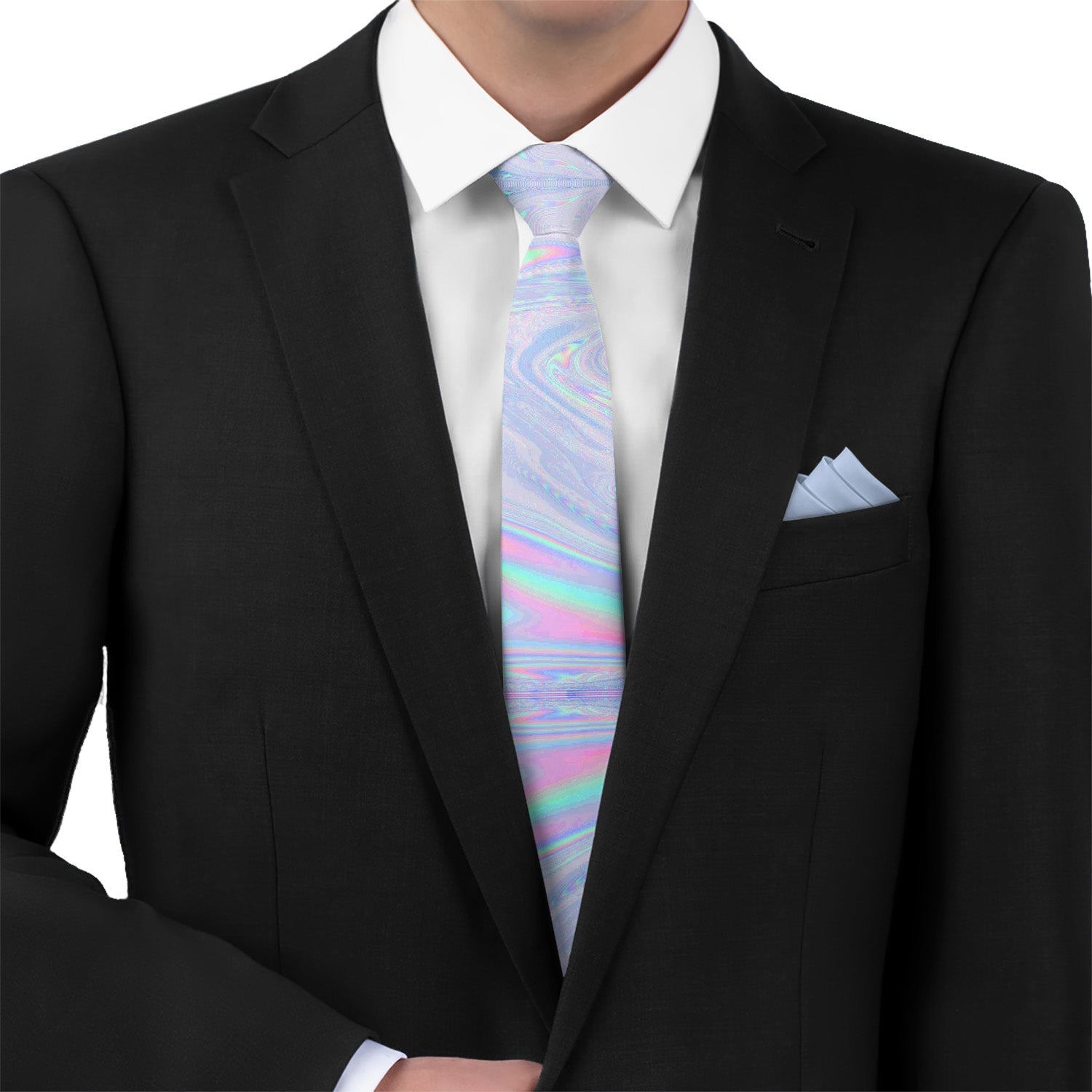 Color Warp Necktie - Matching Pocket Square - Knotty Tie Co.