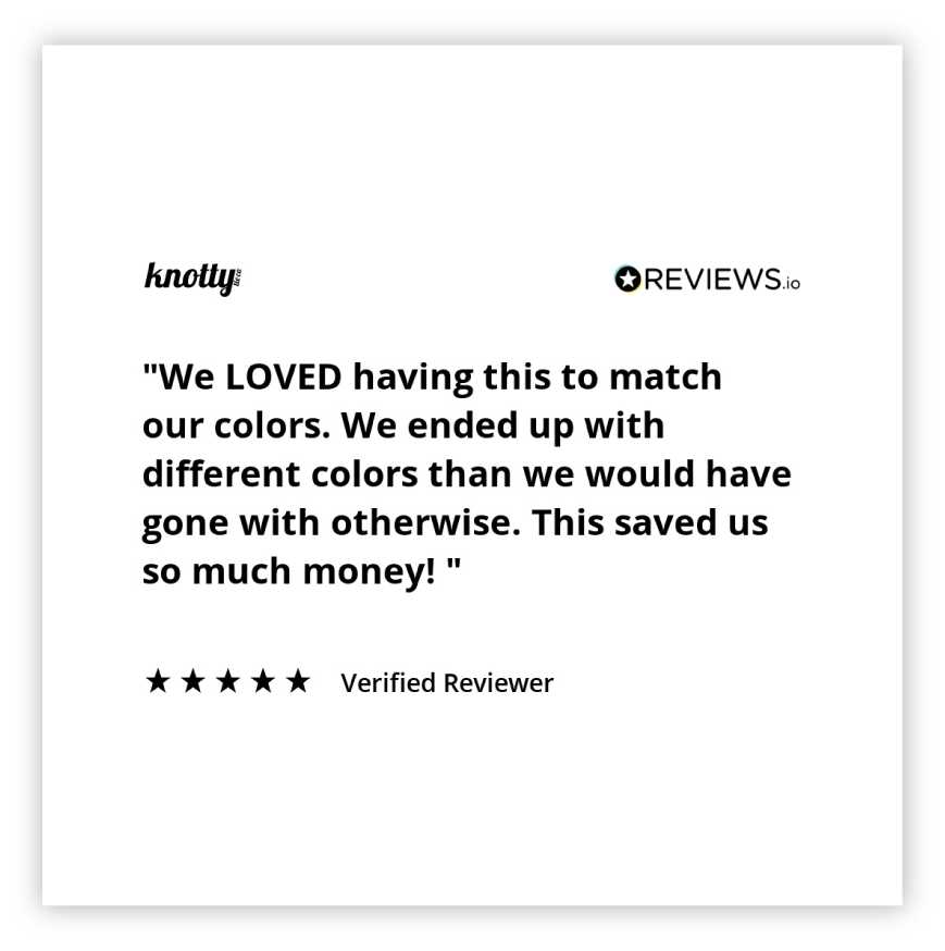 ColorMatch Chart 5 Star Review: Saved us so much money