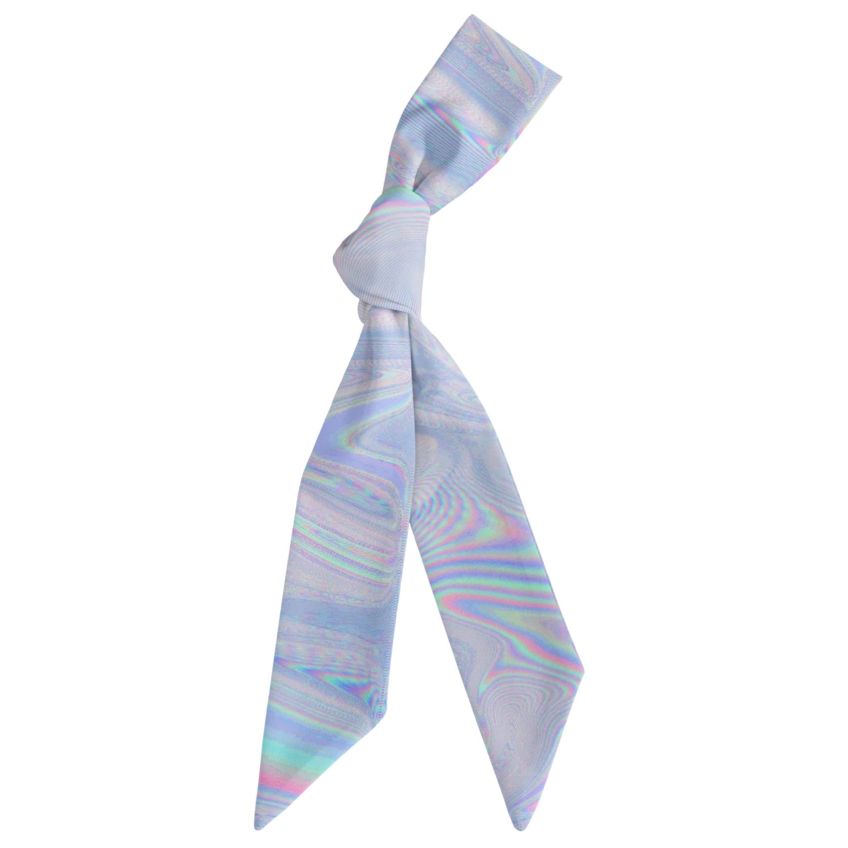 Color Warp Hair Scarf - Scarf Tied Into Knot - Knotty Tie Co.