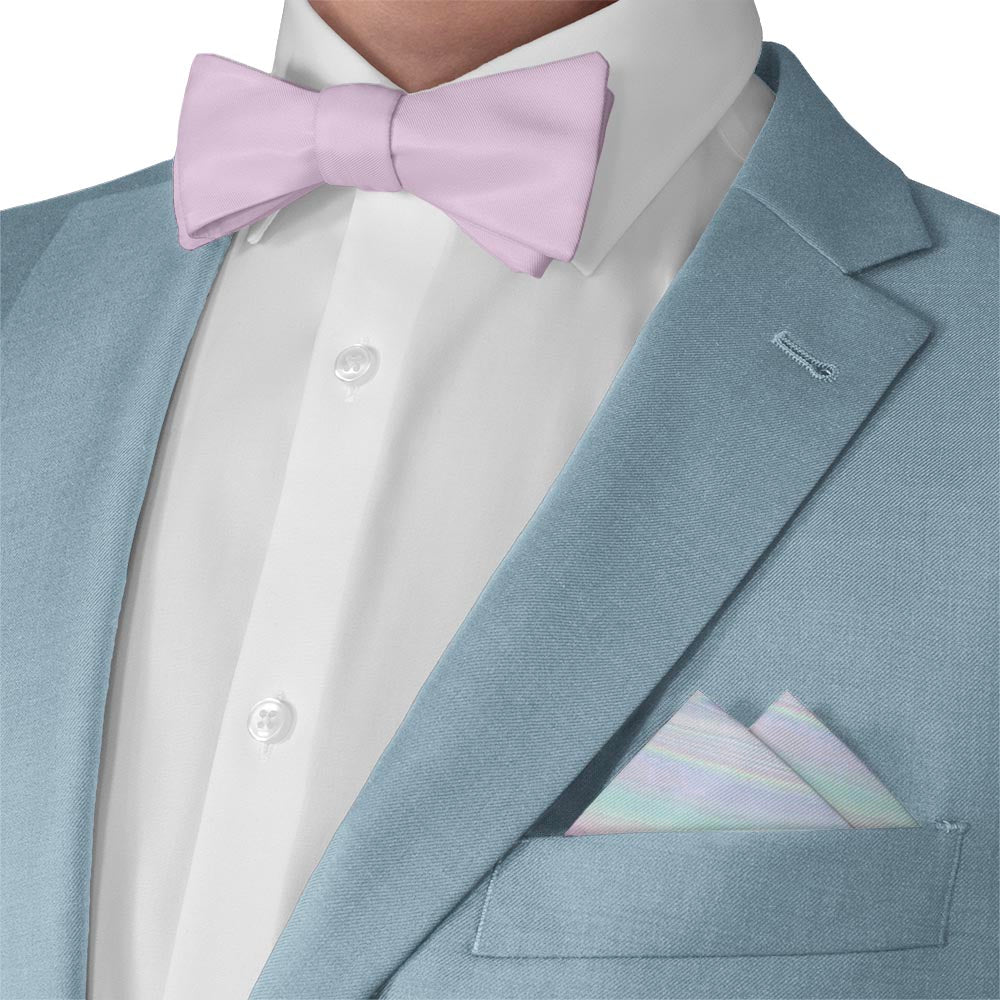 Color Warp Pocket Square - Matching Bow Tie - Knotty Tie Co. 