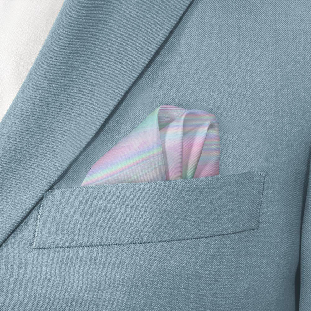 Color Warp Pocket Square - Wave Fold - Knotty Tie Co. 