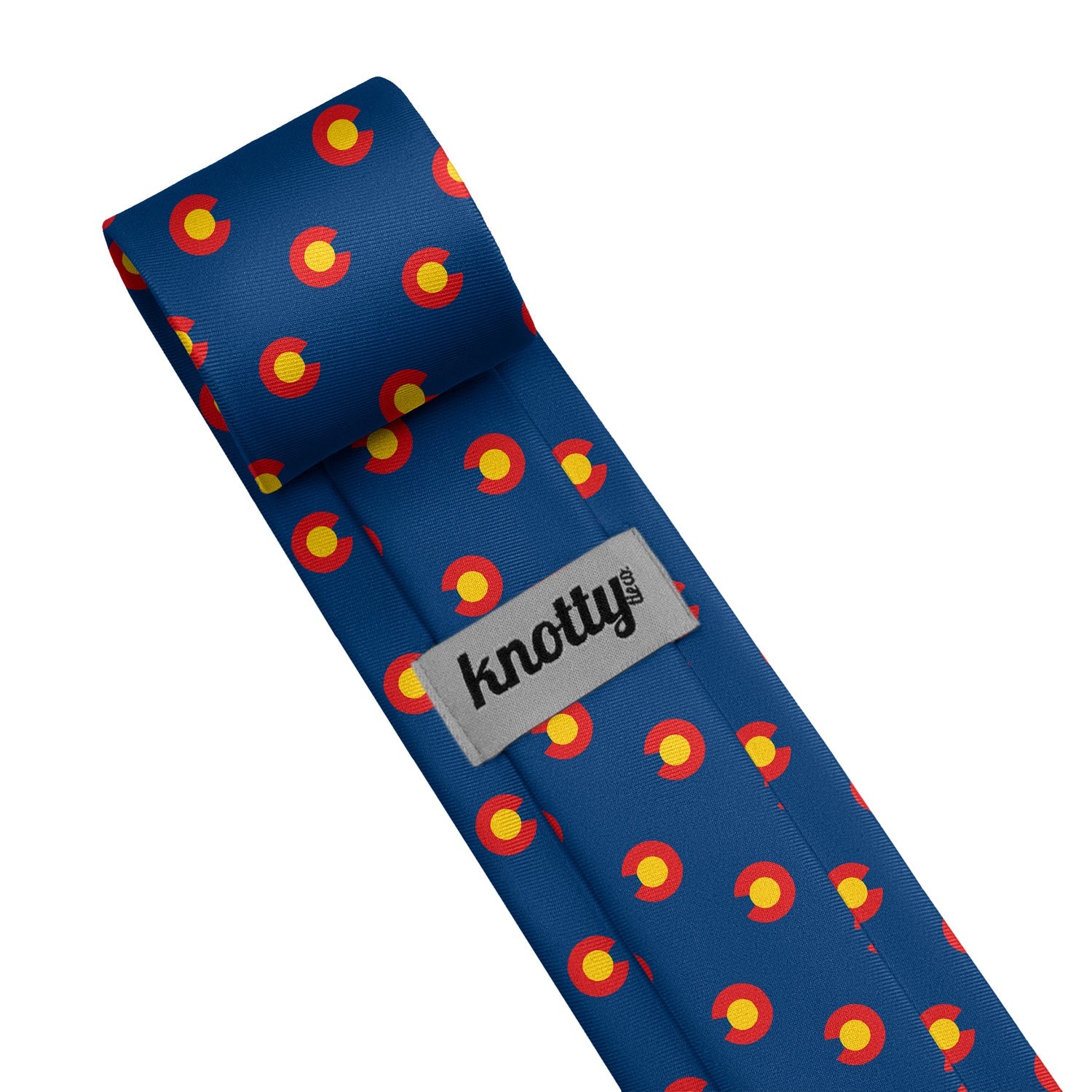 Colorado Flag Necktie - Tag - Knotty Tie Co.