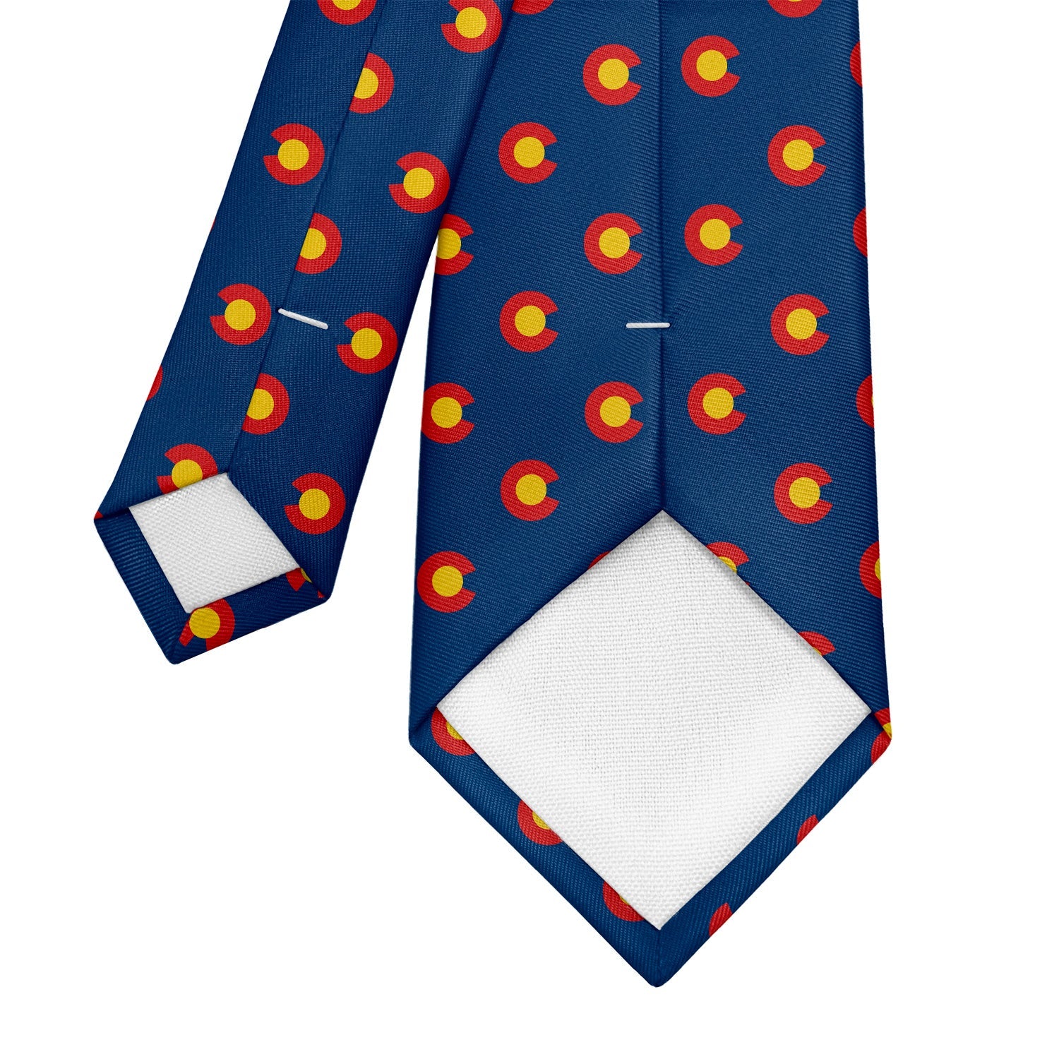 Colorado Flag Necktie - Tipping - Knotty Tie Co.