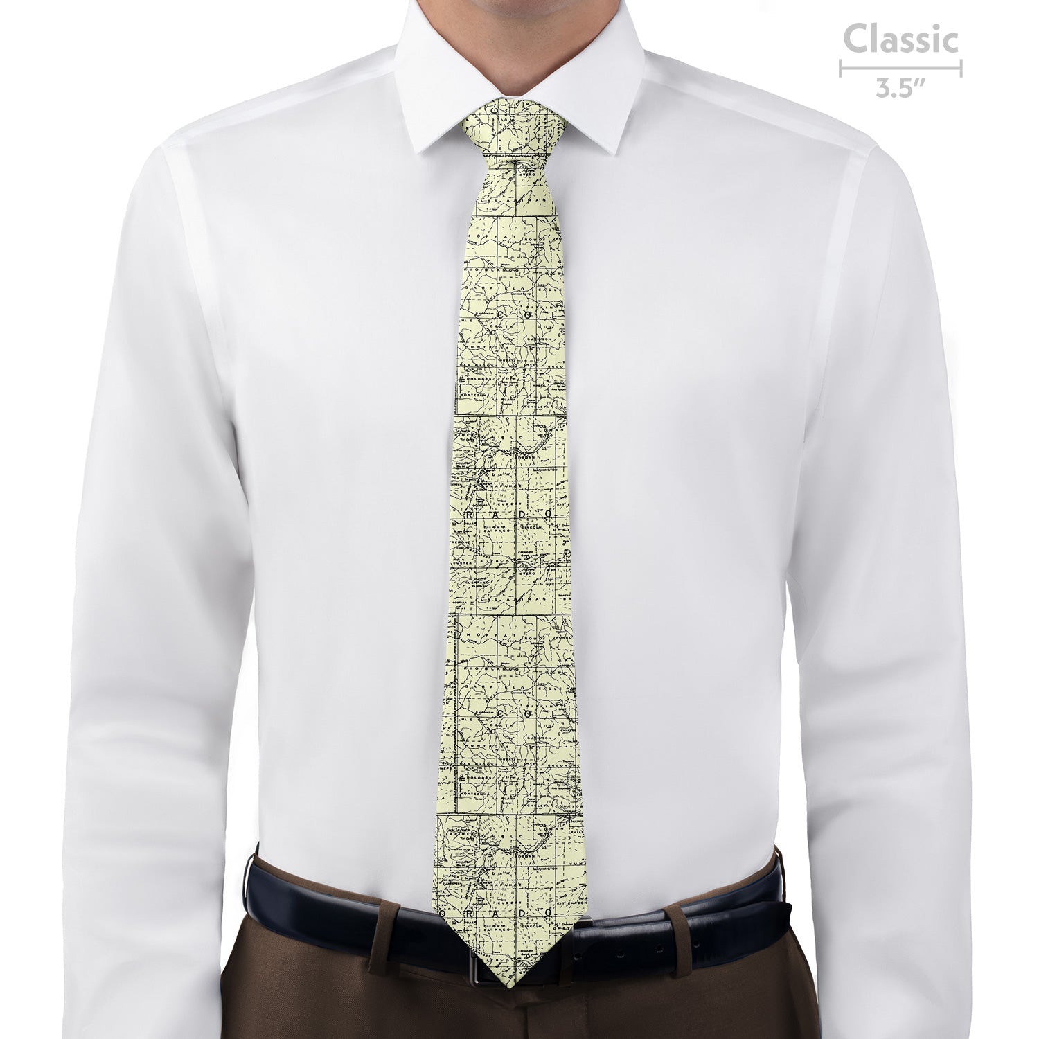 Colorado Map Necktie - Classic - Knotty Tie Co.