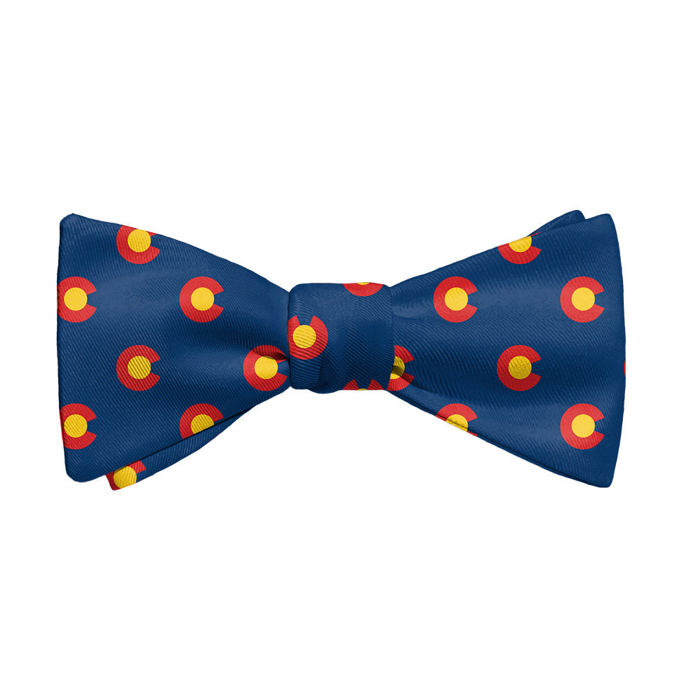 Colorado Flag Bow Tie - Adult Standard Self-Tie 14-18" -  - Knotty Tie Co.
