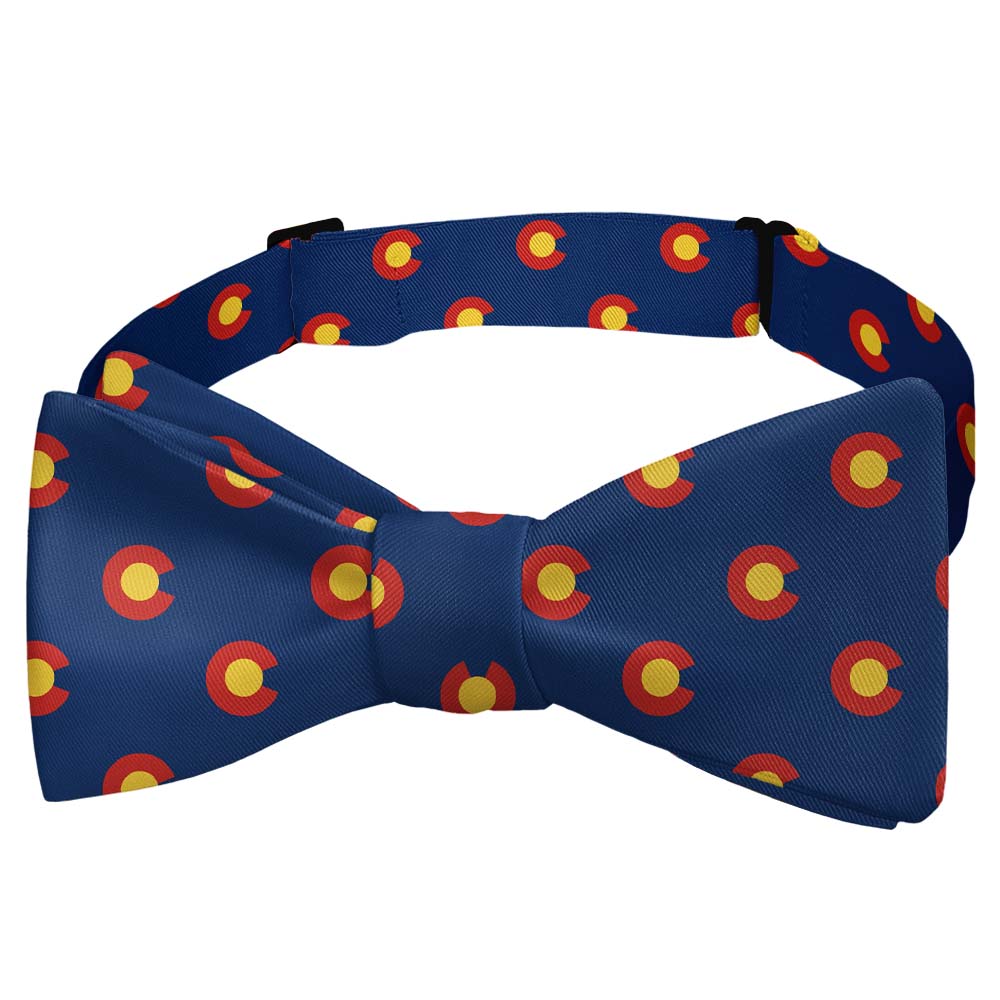 Colorado Flag Bow Tie - Self Tie Bow Tie - Knotty Tie Co.
