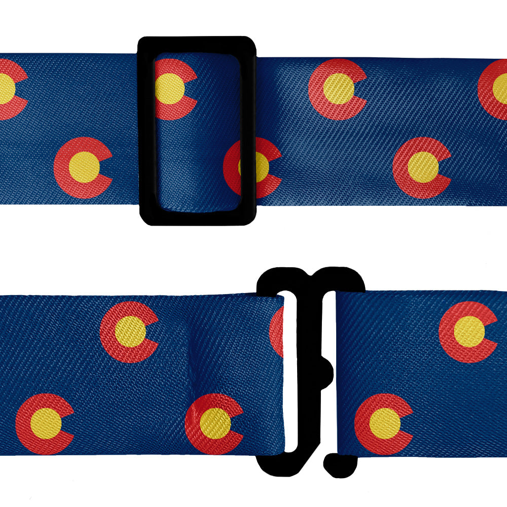 Colorado Flag Bow Tie - Bow Tie Hardware - Knotty Tie Co.