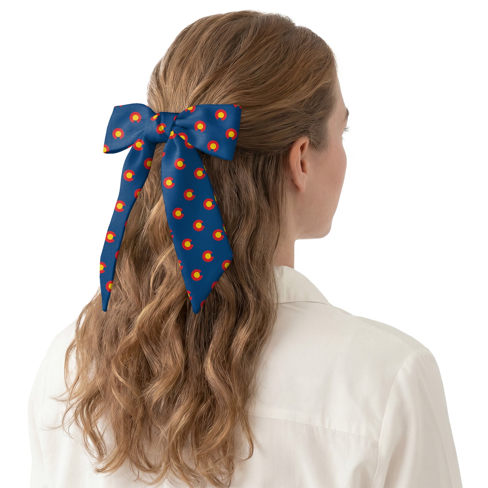 Colorado Flag Hair Scarf - Hair Scarf - Knotty Tie Co.