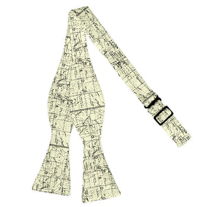 Colorado Map Bow Tie - Adult Extra-Long Self-Tie 18-21" -  - Knotty Tie Co.