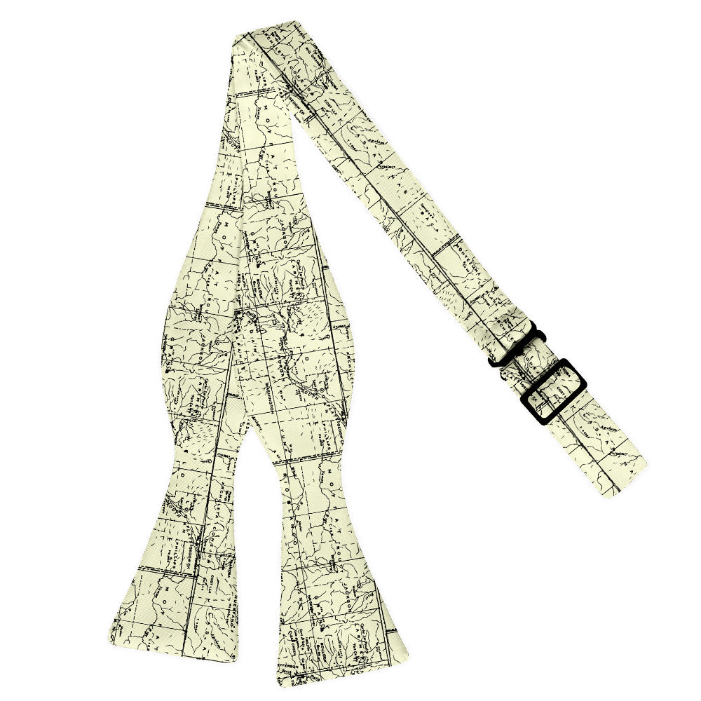 Colorado Map Bow Tie - Self Tie Flat - Knotty Tie Co.